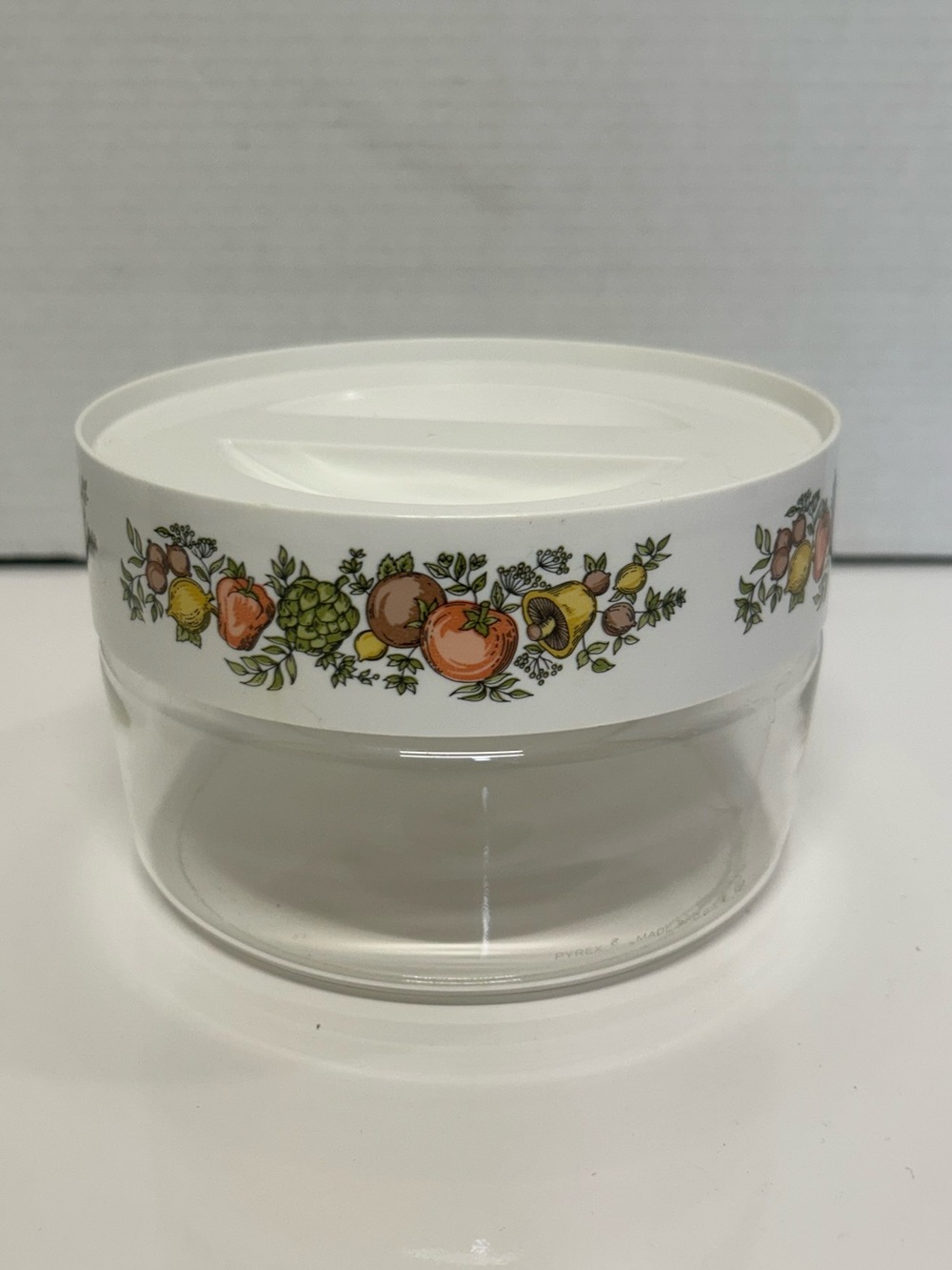 Vintage Pyrex Spice of Life See N Store Canister Jar